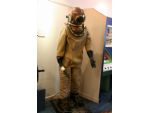 Not something from Dr Who but a traditional diving suit!